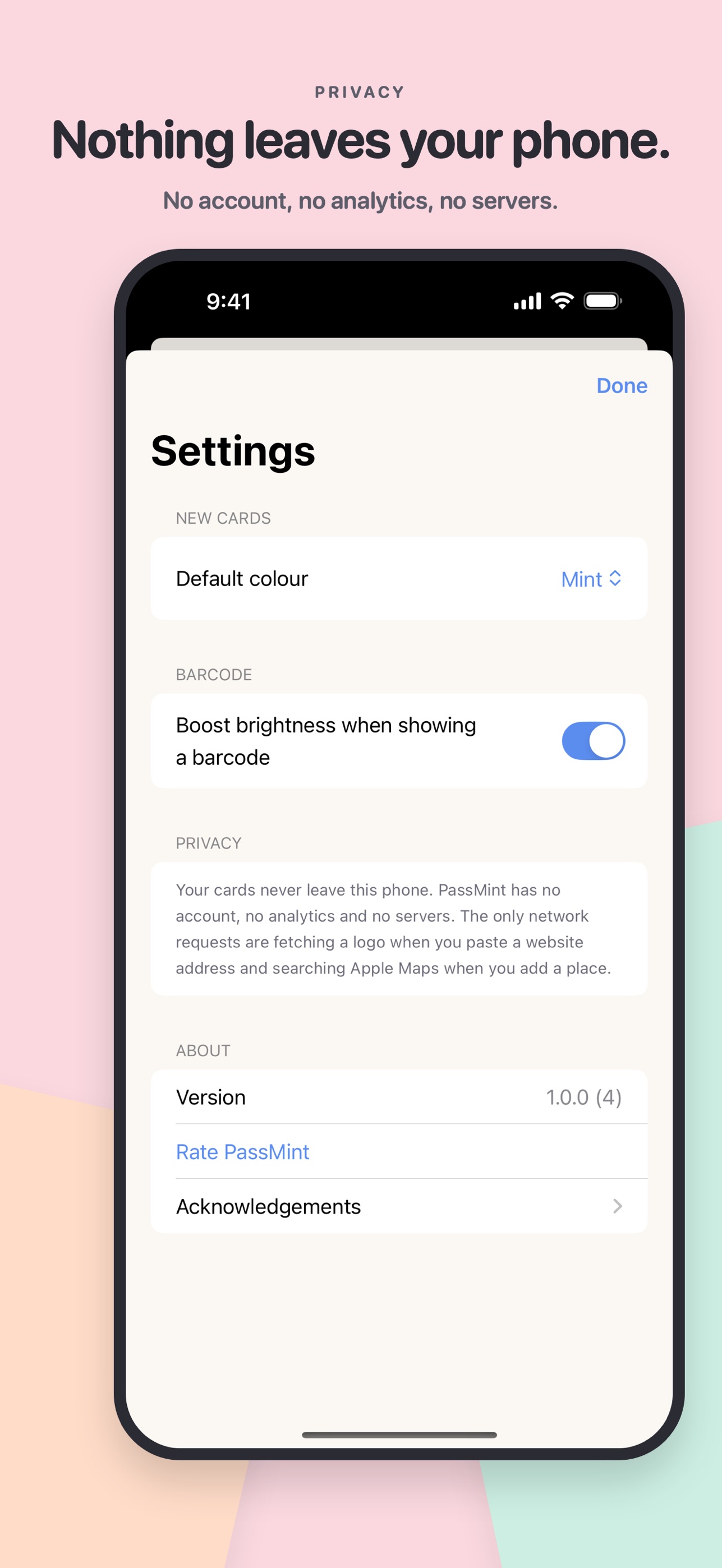 Screenshot 5 of PassMint