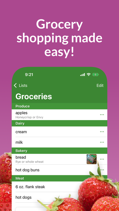 Our Groceries Shopping Listのスクリーンショット - 1