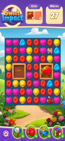 Sweet Impact - Match 3 Game iPhone screenshot
