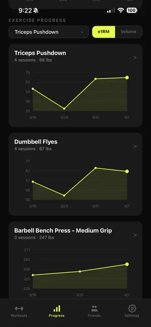 Sculpt Workout Tracker screenshot 4