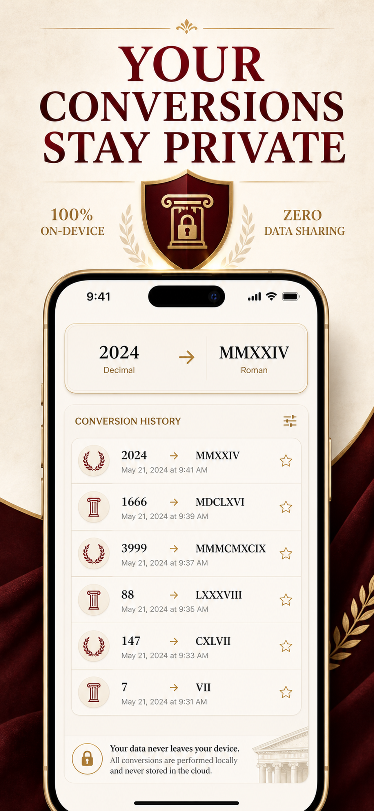 Roman Numerals: Date & Tattoo screenshot 10