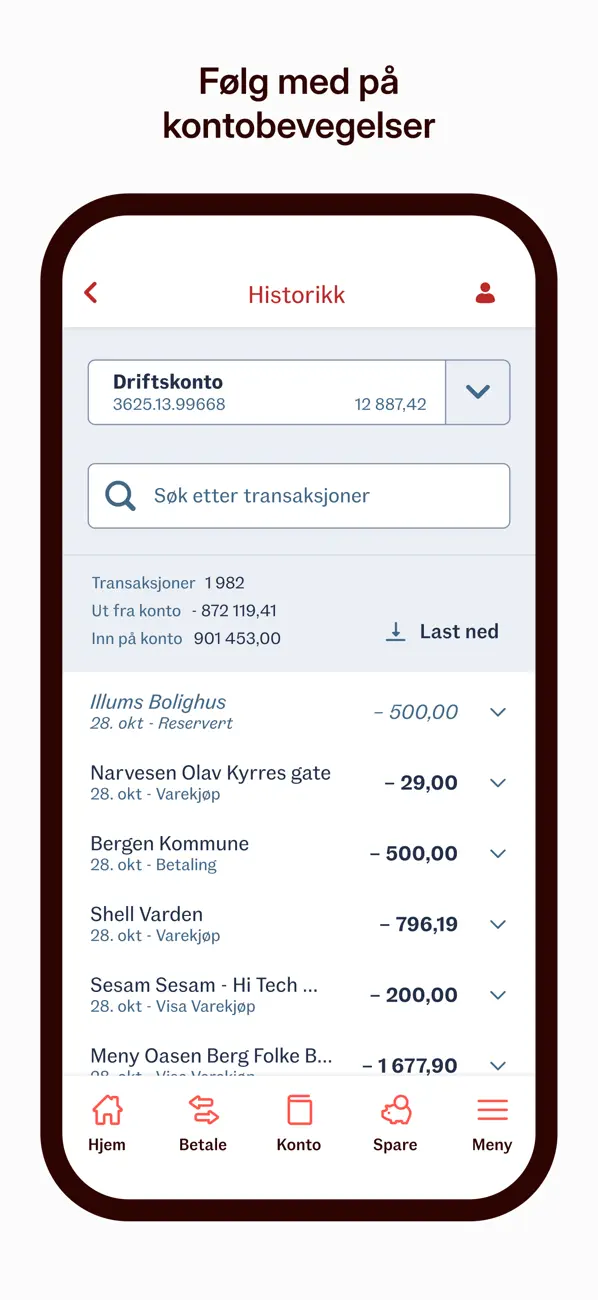 Screenshot #3 pour Sparebanken Norge Bedrift