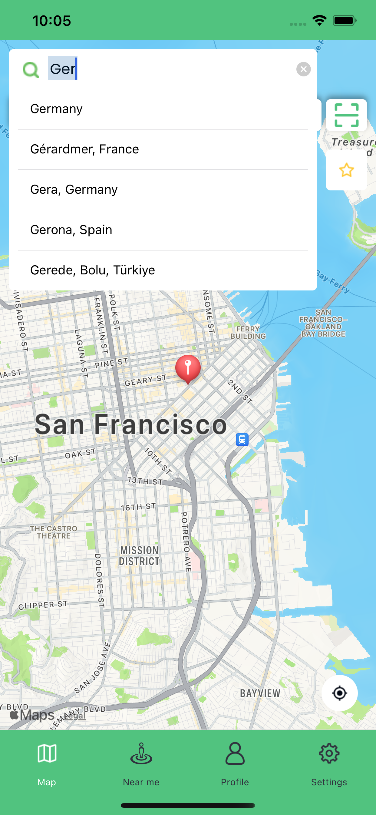 EVDC Charging Map