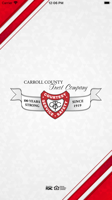 Carroll County Trust Co. iPhone screenshot 1 - Finance app