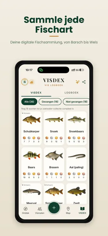 VISDEX: Fangbuch & Angeln screenshot 1 of 6
