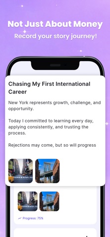 Dreamer: Goals & Savings Track iPhone screenshot