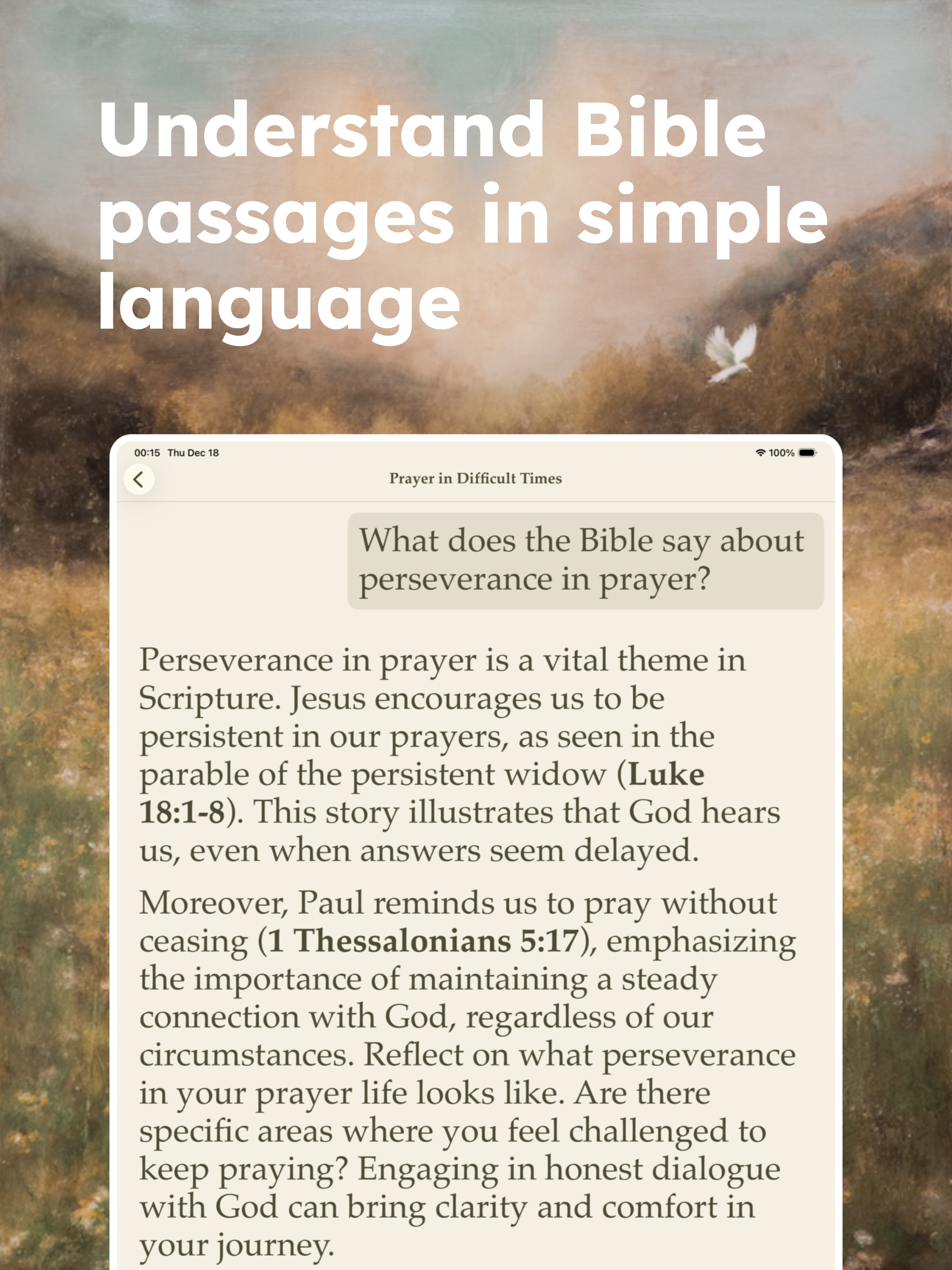 Bible Chat: Dialogly screenshot 5