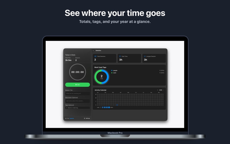 Time Shelf: Focus Time Tracker screenshot