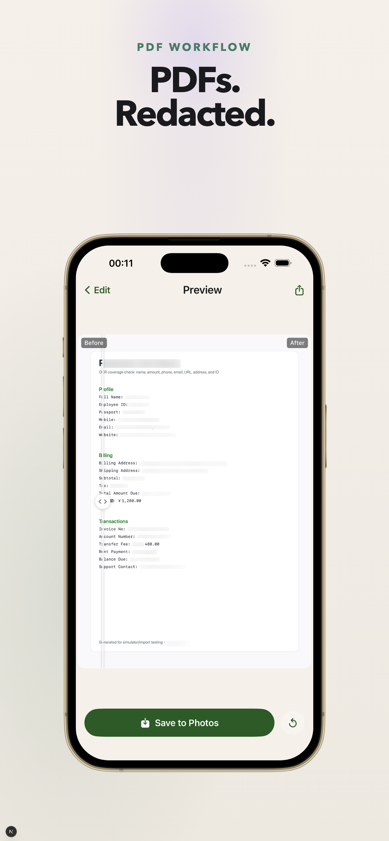 Redactly - Screenshot Blur