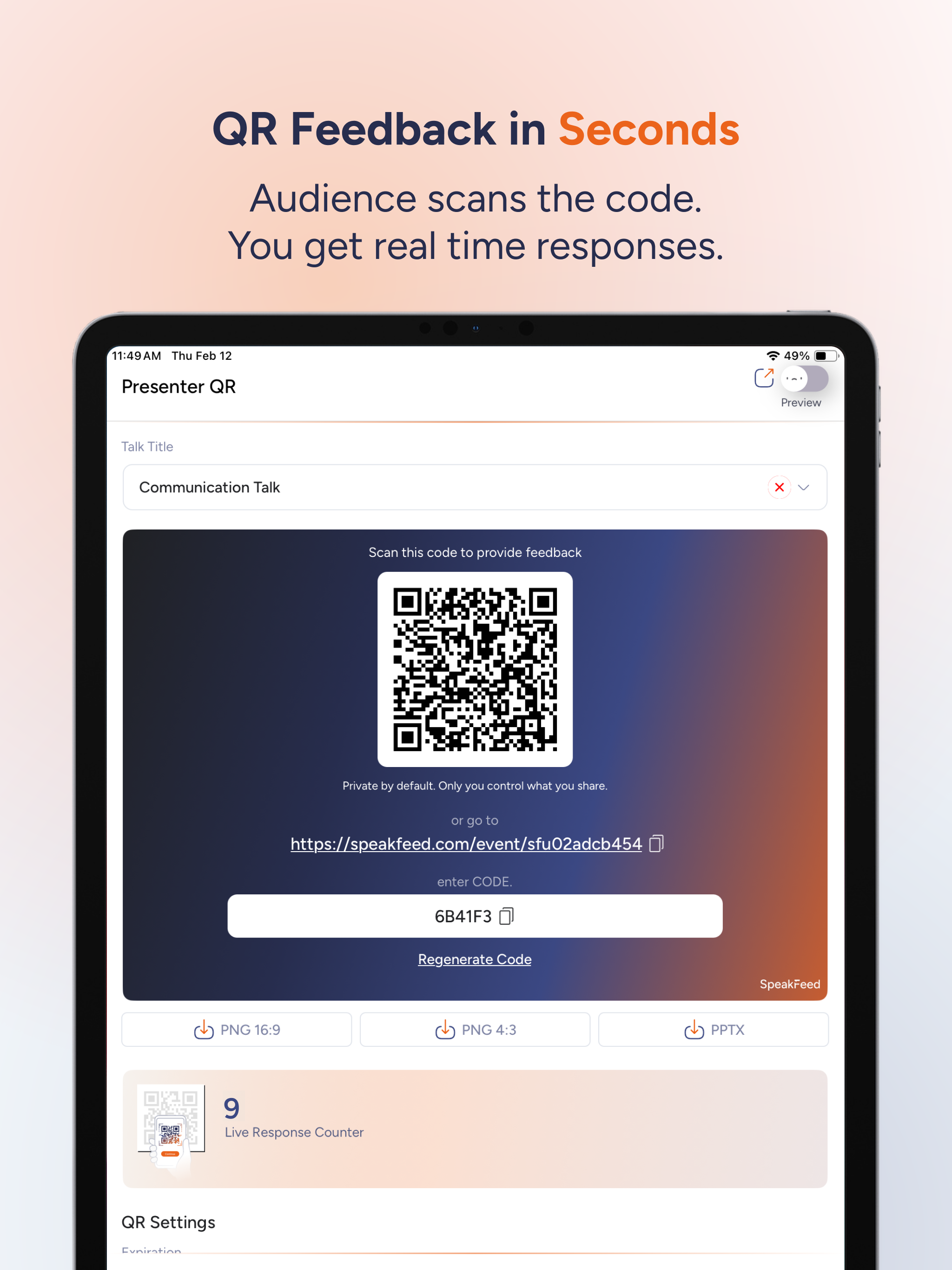 SpeakFeed: Feedback Platform