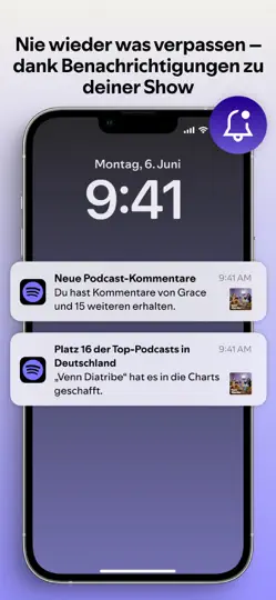 Screenshot von Spotify For Creators auf dem iPhone 4