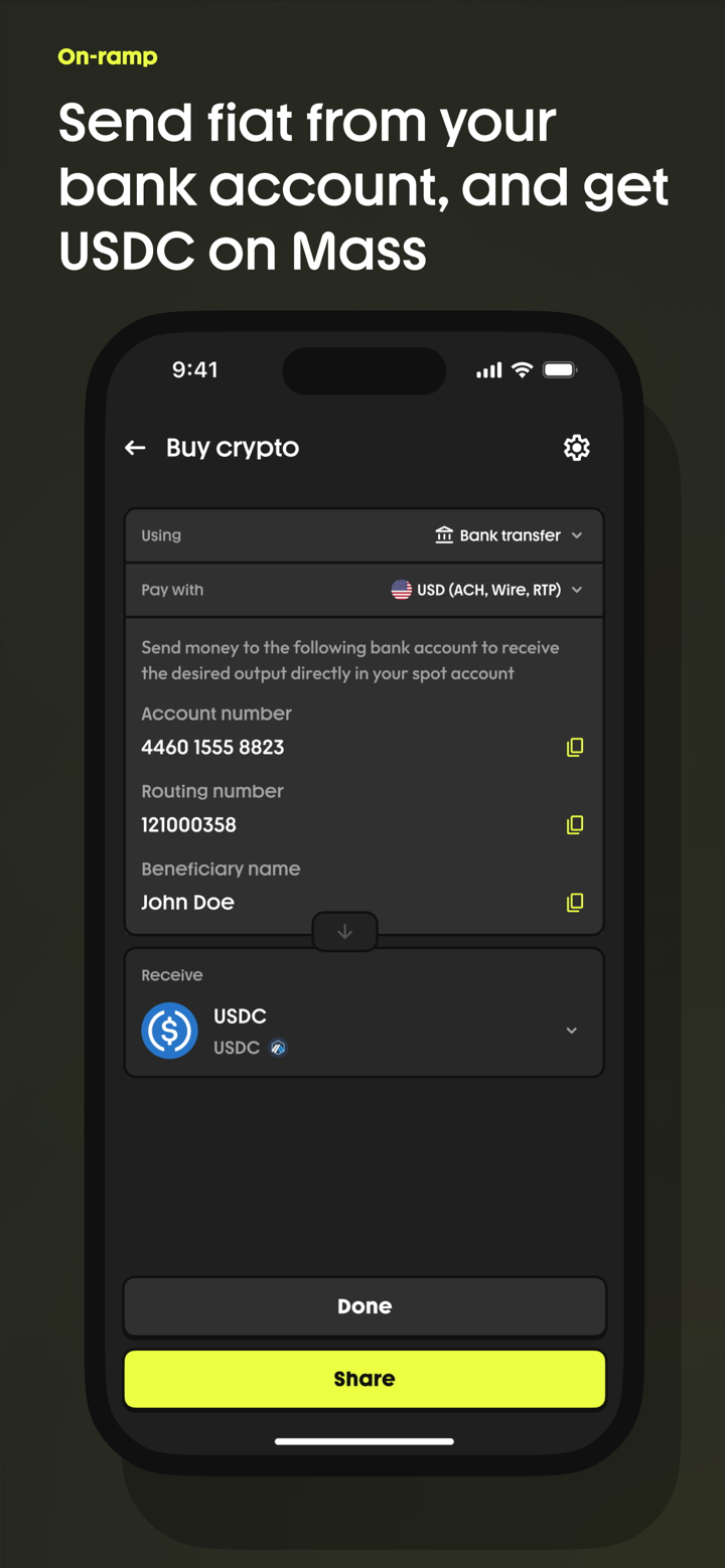 Mass - DeFi but mobile screenshot 7