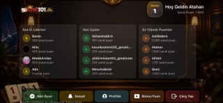 Kral 101 Okey iPhone screenshot