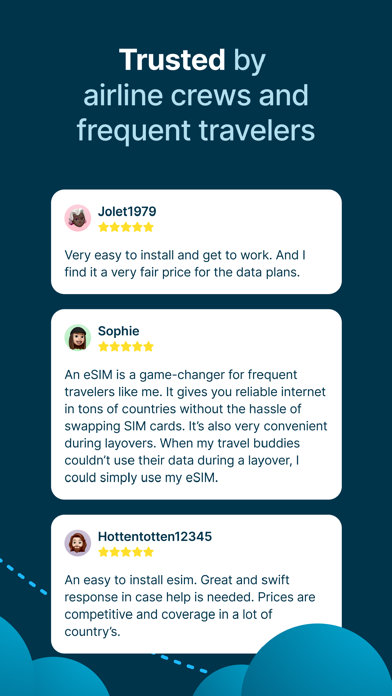 StaffTraveler eSIM Screenshot