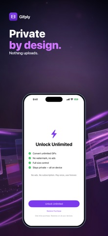 Gifply: GIF to MP4 iPhone screenshot