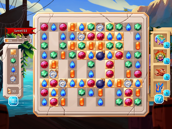 Jewel Quest - Match3 Adventure iPad screenshot 5 - Games app