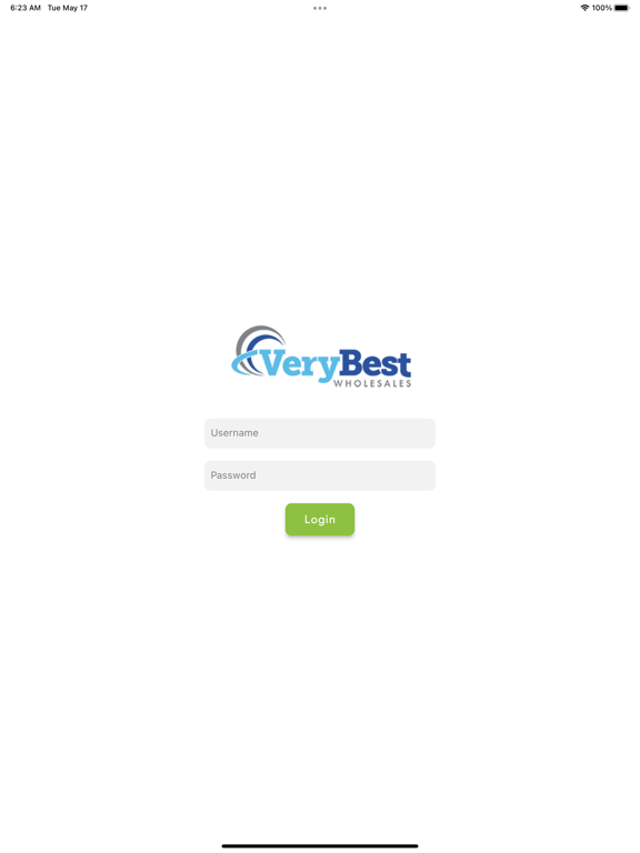 VeryBest CRM iPad screenshot 1 - Business app
