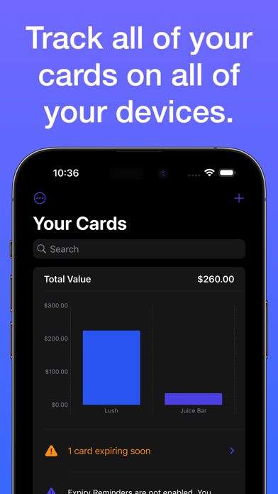 Giftly: Gift Card Tracker Screenshot