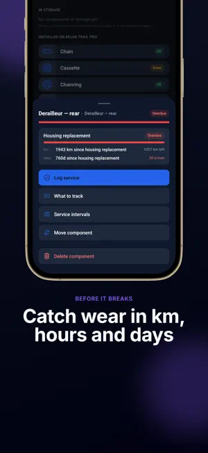 Velox: Bike Service Tracker screenshot 3