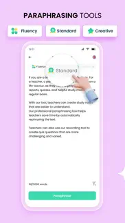 paraphrasing tool - ai based iphone screenshot 2