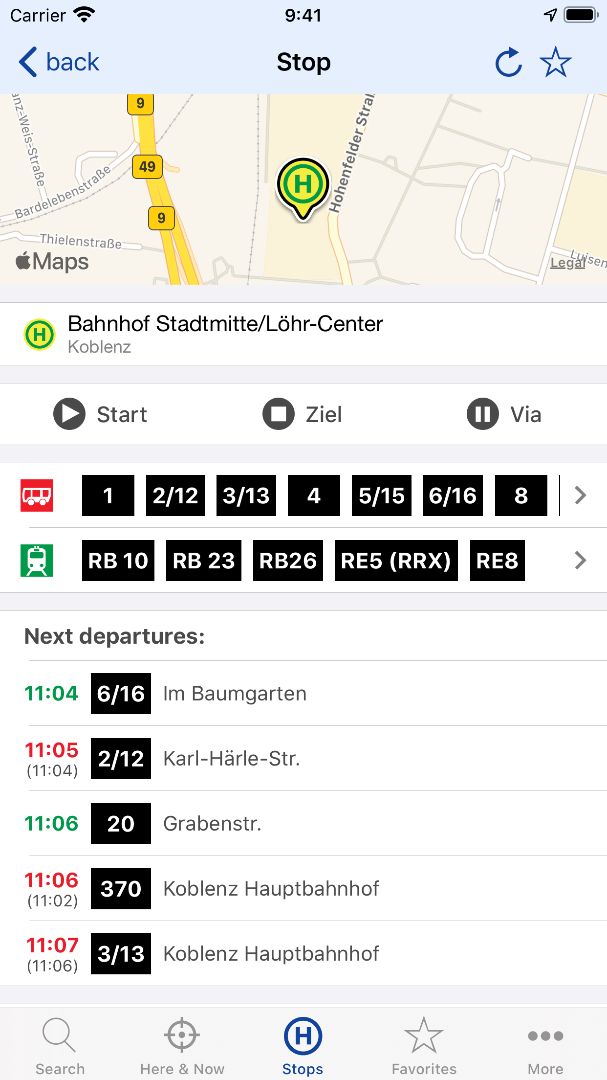 VRM Timetable & Tickets