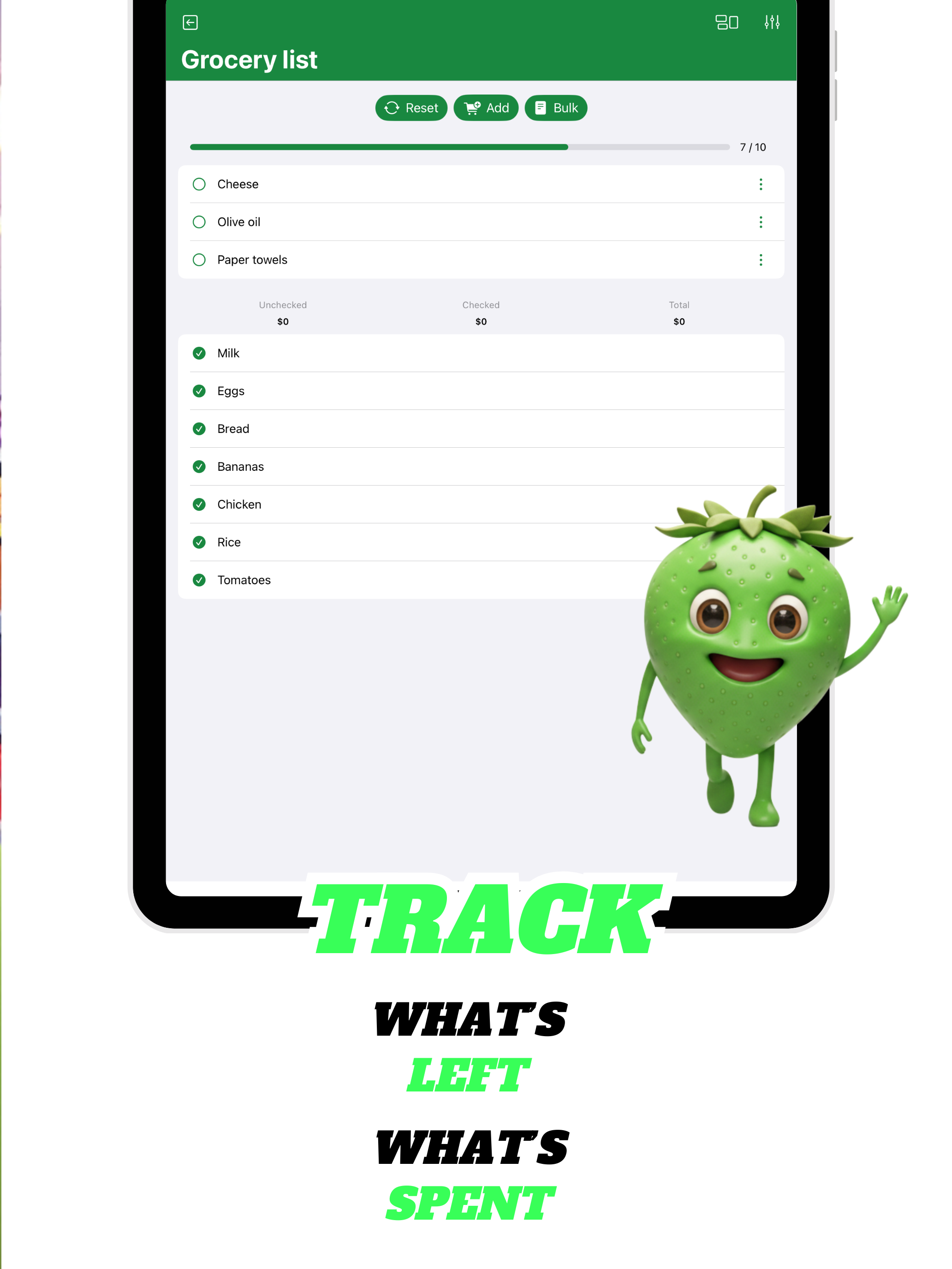 Grocery List with Sync - Grabb screenshot 7