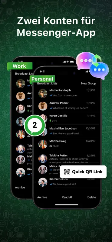 Tracover: Dual Chat & Recover screenshot 1 of 7