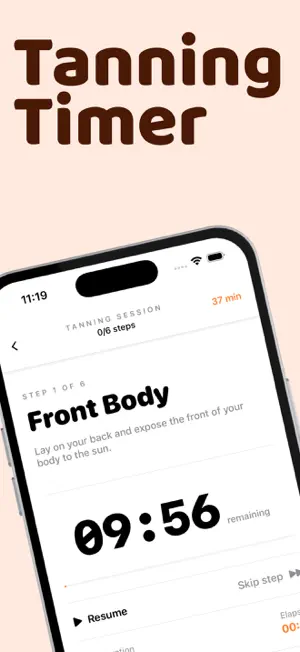 Tan Routine screenshot 3