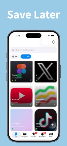 Bookmarks: Save for Later screenshot
