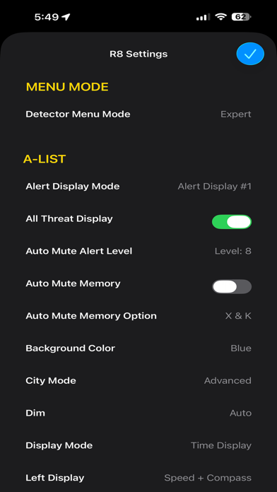 R8 Companion iPhone screenshot 3 - Utilities app