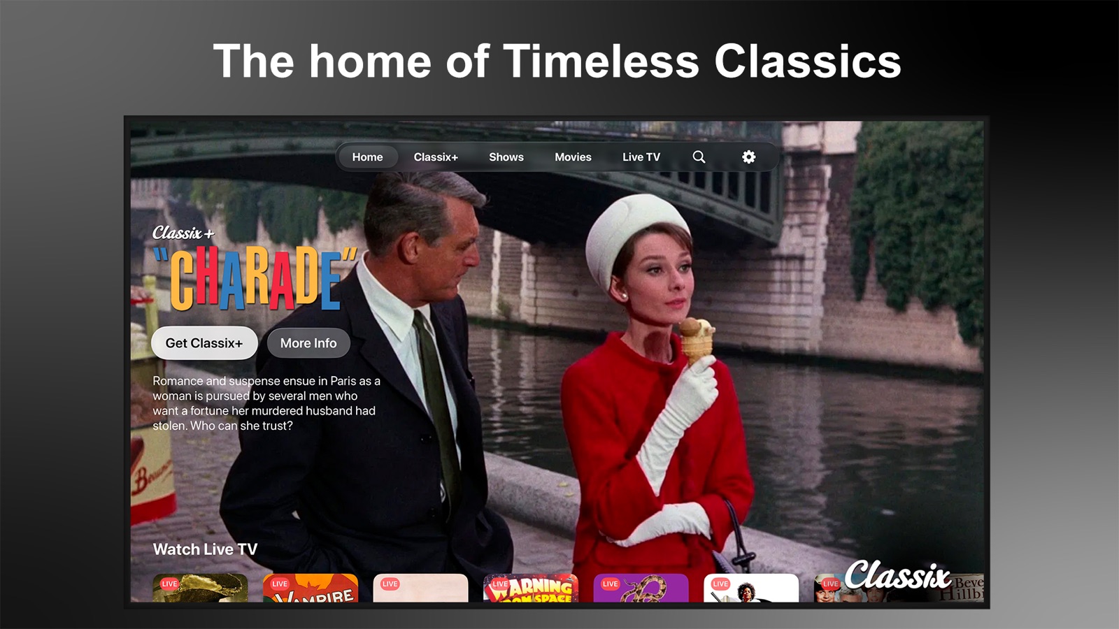 Classix apple_tv screenshot 1