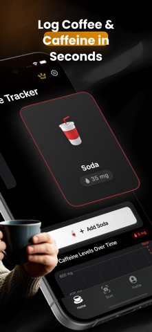 Caffeine Tracker - MoonLatte Screenshot 2 of 7