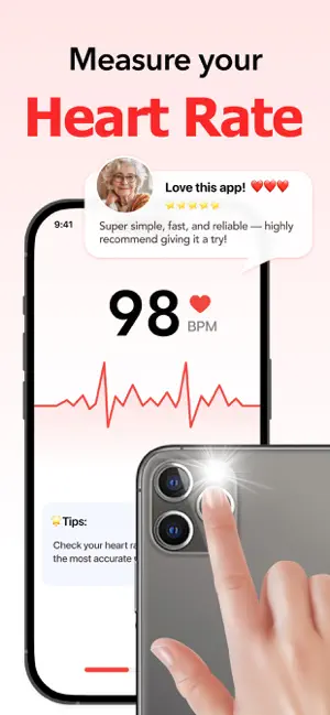 Heartly: Heart Rate Monitor screenshot 1