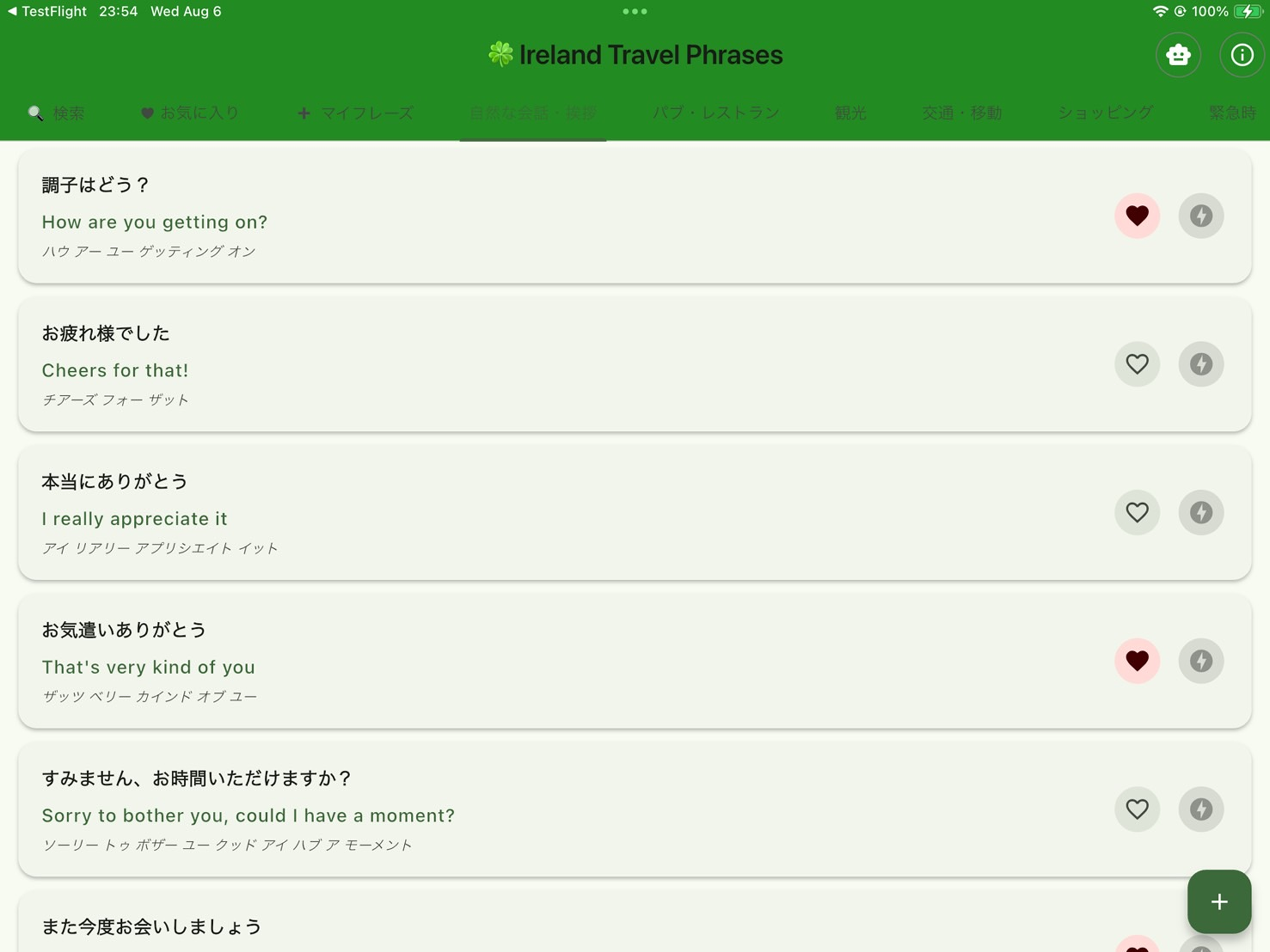 Ireland Travel Phrases screenshot 9