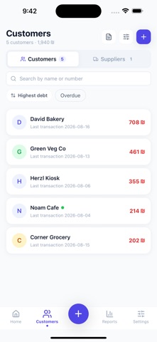 Daftaari — Debt Ledger Screenshot 2 of 7