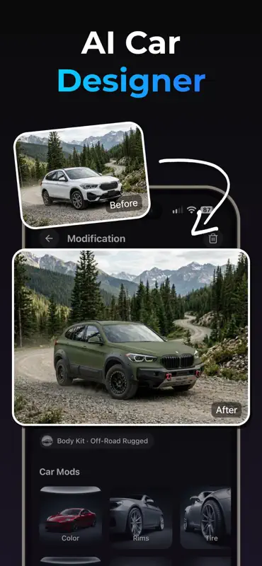 AI Car Designer & Mods: Revvd screenshot 1 of 9