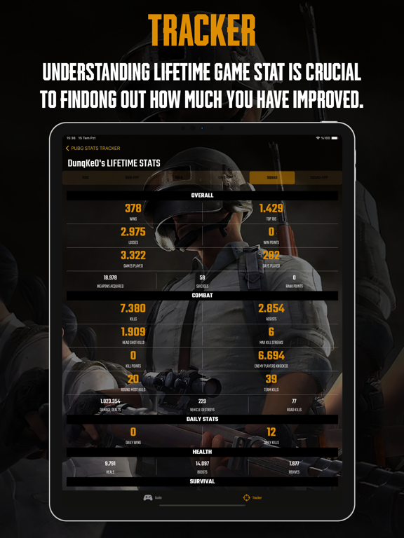 Guide & Stat for PUBG NewState iPad screenshot 4 - Entertainment app