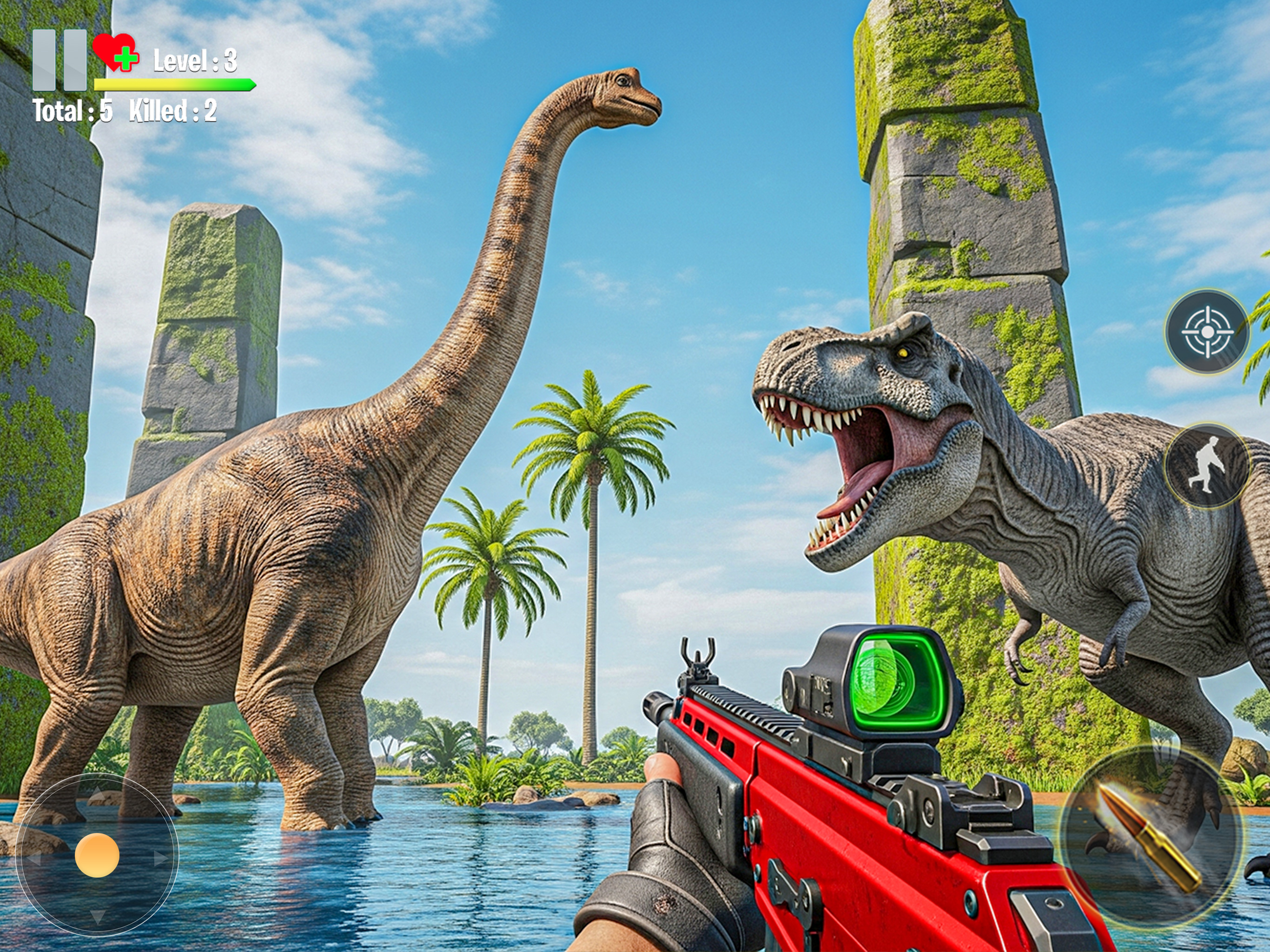 Dinosaur Hunting World Game