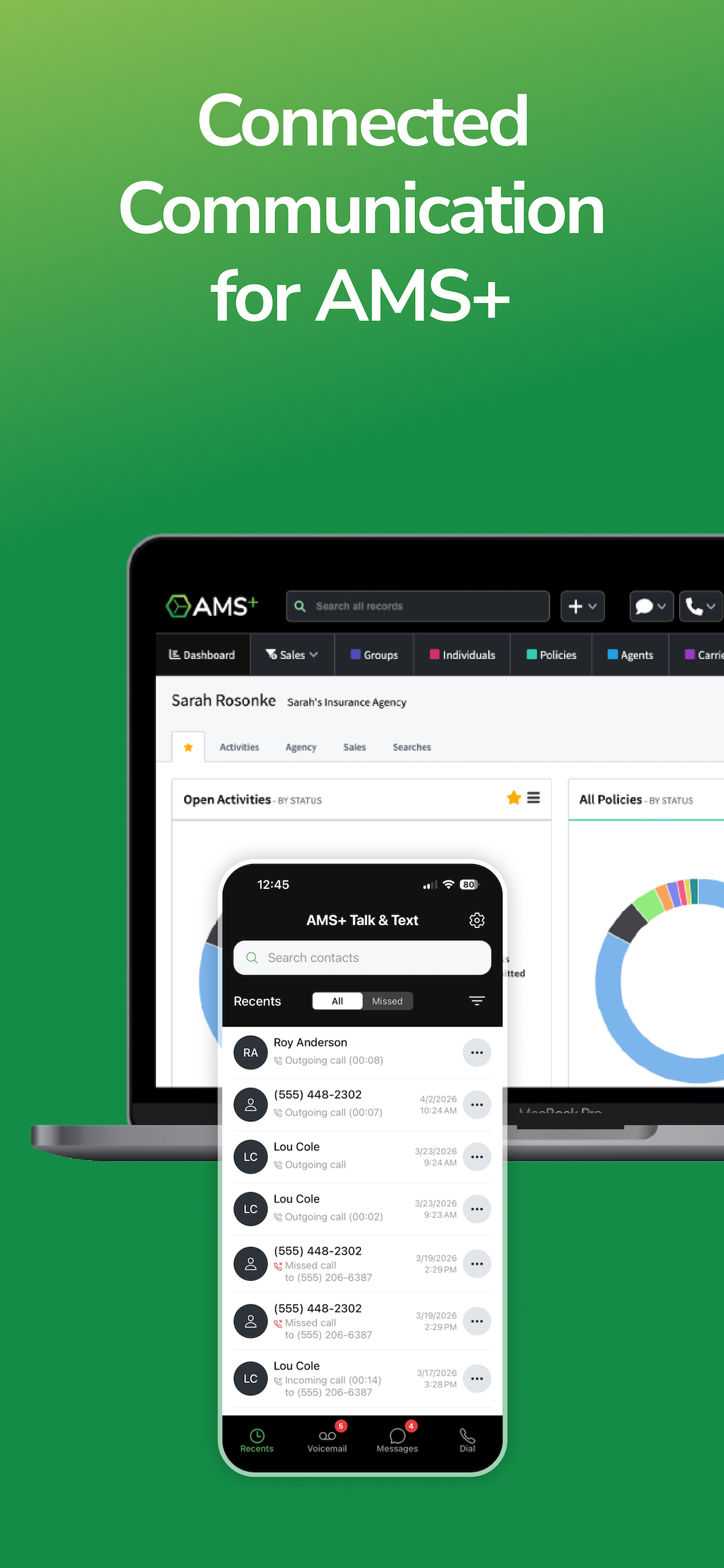 AMS+ Talk & Text