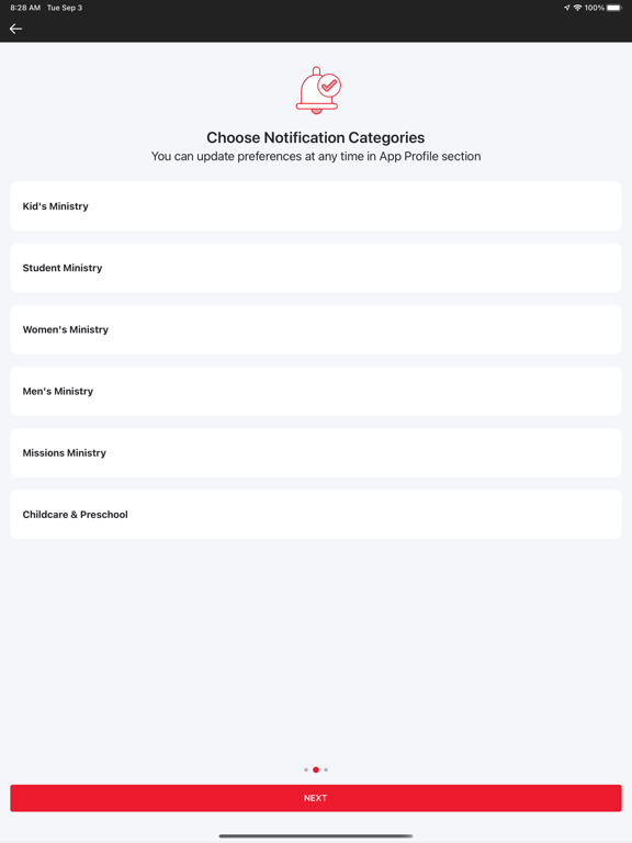 Ginghamsburg Church iPad screenshot 2 - Lifestyle app