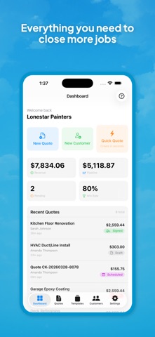 CloseQuote - Instant estimates screenshot