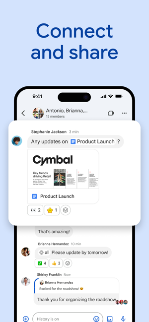 ‎Google Chat Screenshot
