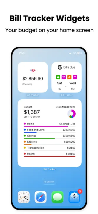 Bill Tracker Proのスクリーンショット（7/9）