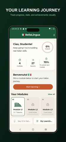 BellaLingua screenshot