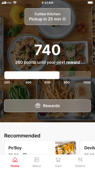 Cutten Kitchen iPhone screenshot 1 - Food & Drink app