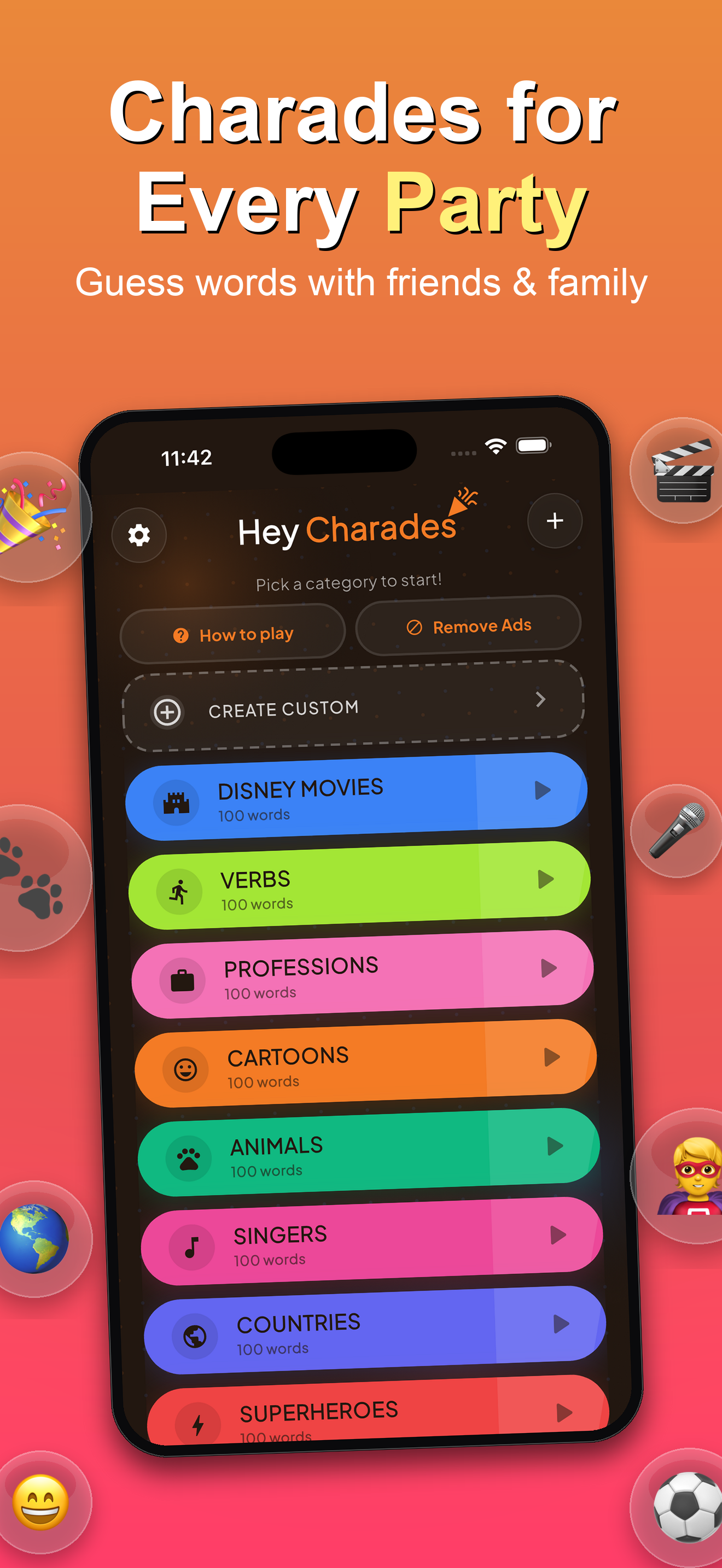 HeyCharades: Guess Words screenshot 1