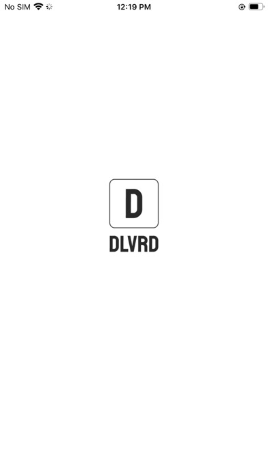 DLVRD App Screenshot