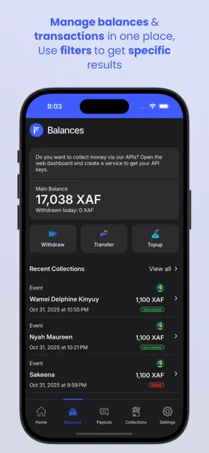 Fapshi screenshot 2