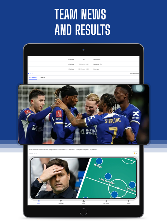 Screenshot #5 pour Blues Live: soccer app