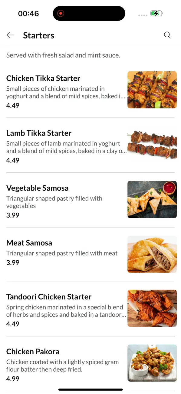 Screenshot #3 pour Ambia Indian & Bangladeshi